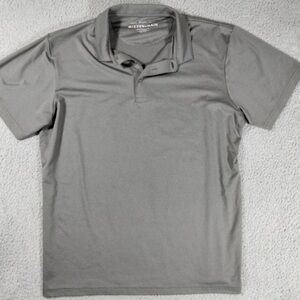 Mizzen + Main Phil Mickelson Gray Golf Polo Shirt Performance Mens XL